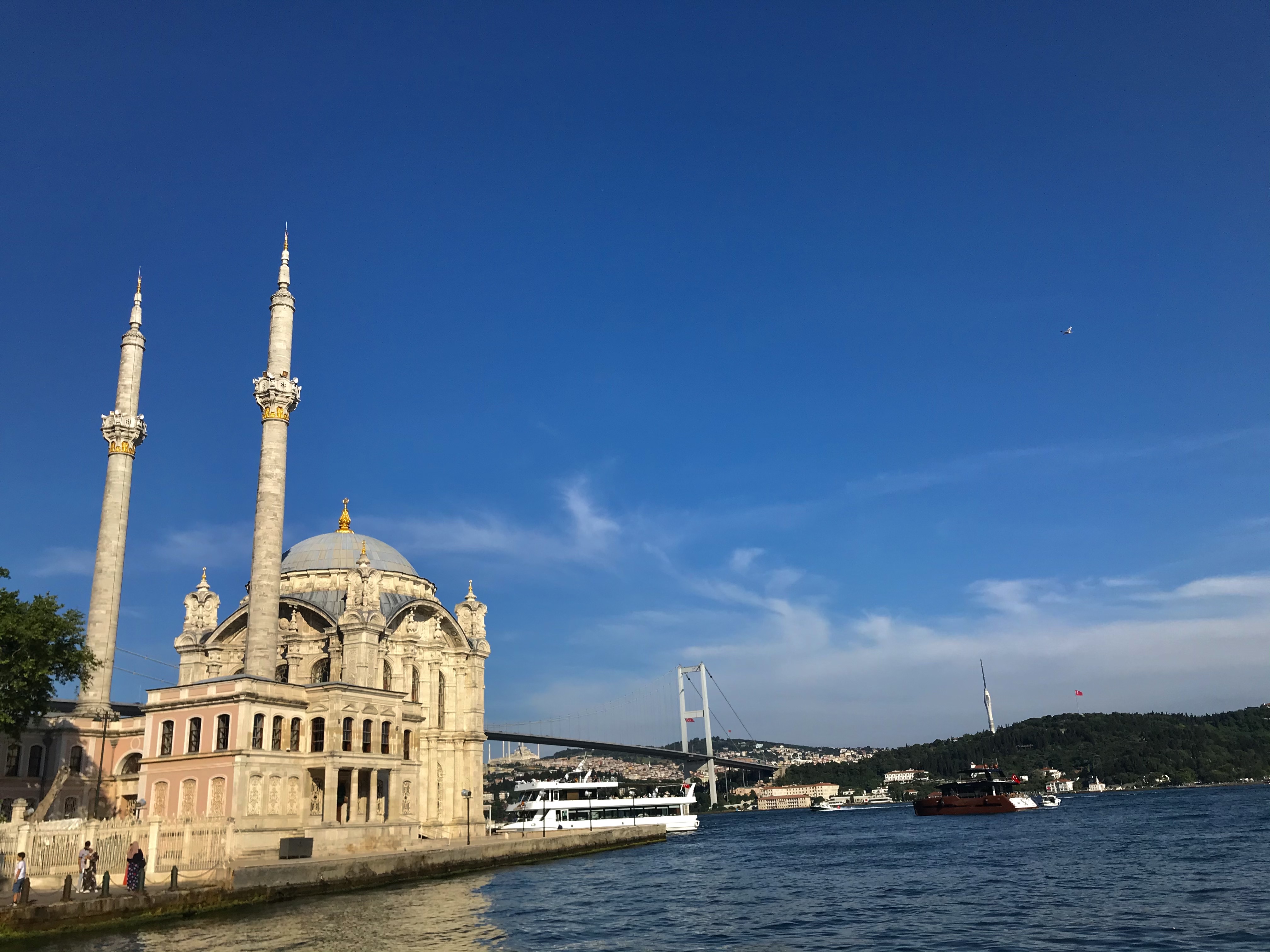 Ortaköy Mosque and the Bosphorus Bridge in Istanbul